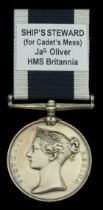 Royal Navy L.S. & G.C., V.R., narrow suspension (Jas. Oliver. Sh. Std. For Cadet's Mess H.M....