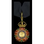 The Most Eminent Order of the Indian Empire, C.I.E., Companion's 3rd type neck badge, gold a...