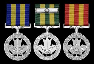 Canada, Police Exemplary Service Medal (K. C. Britton); Corrections Exemplary Service Medal,...