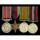 A Second War B.E.M. group of four awarded to Gunner S. Haffenden, Royal Artillery British...
