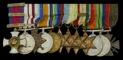 A superb Second World War D.S.O. and Bar group of twelve awarded to Captain C. H. Petrie, Ro...