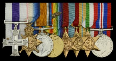 A good Great War 1917 'Mesopotamia' M.C. group of eight awarded to Lieutenant M. R. K. Jerra...