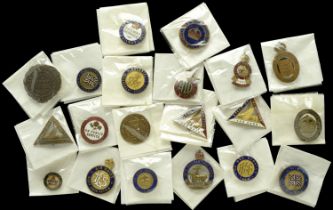 Miscellaneous Lapel Badges. A good selection of On War Service lapel badges 1914-18 includi...