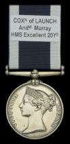 Royal Navy L.S. & G.C., V.R., narrow suspension (Andw Murray Coxn Lch. H.M.S. Excellent 20 Y...