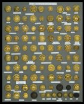 Buttons. A good selection of Victorian Regular Infantry large and small size Officers' butt...