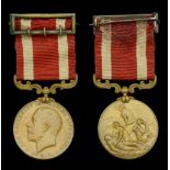 A 1913 Sea Gallantry Medal awarded to Assistant Scout Master W. F. Vowles, Port of London Se...