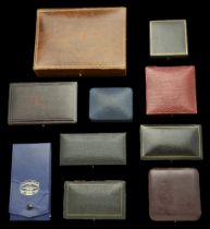 Cases: 10 fitted cases, by, amongst others, Royal Mint; Spink & Son, London; Mappin & Webb,...