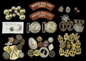 Miscellaneous Women's Services Insignia. A good selection of insignia to the Women's Servic...