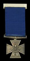 Boy Scouts Association Gallantry Cross, 2nd Class, 2nd issue, silver (G. H. Gregory 21-3-28)...