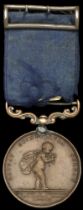 Royal Humane Society, small bronze medal (successful) (George Dewe Gunner, R.A. 24th. Feby....