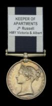 Royal Navy L.S. & G.C., V.R., narrow suspension (Jn. Russell Keepr. Of Aparts. H.M.Yt. Victo...