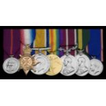 A Medal of the Order of the British Empire group of seven awarded to acting Warrant Officer...