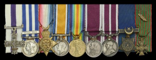 A group of nine miniature dress medals attributed to Lieutenant-Colonel J. M. Rose, Wellingt...