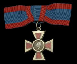 Royal Red Cross, 2nd Class (A.R.R.C.), G.V.R., silver and enamel, on lady's bow riband, good...