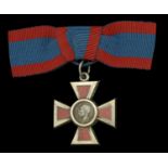 Royal Red Cross, 2nd Class (A.R.R.C.), G.V.R., silver and enamel, on lady's bow riband, good...