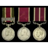 Three: Colour-Sergeant George Paine, Royal Fusiliers Tibet 1903-04, 1 clasp, Gyantse (192...