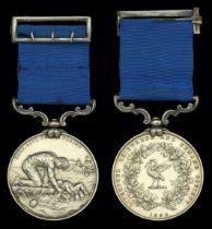 Liverpool Shipwreck and Humane Society, Marine Medal, 3rd type, silver (Mr. Fredk. Grant 2nd...