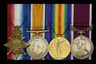 Four: Warrant Officer Class II R. Yale, Loyal North Lancashire Regiment 1914-15 Star (684...