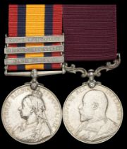 Pair: Saddler Quartermaster Sergeant T. Hallett, Royal Field Artillery Queen's South Afri...
