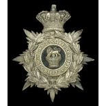 The (King's Own) 2nd Staffordshire Militia Officer's Helmet Plate 1881-1902. A fine example...