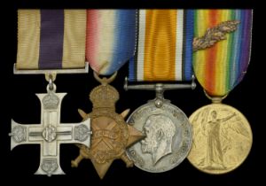 A Great War 'East Africa' M.C. group of four awarded to Lieutenant H. H. Dommett, Royal Engi...