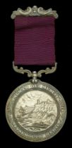 Tynemouth Trust Medal, silver, reverse inscribed (part engraved) 'Awarded to Bombardier Jame...