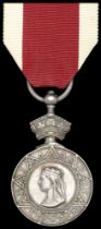 Abyssinia 1867 (828. W. Muirhead. 26th. Regt.) suspension re-affixed, pawn-broker's mark to...