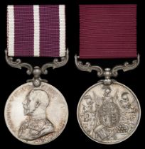 Pair: First Class Master Gunner (Warrant Officer) A. King, Royal Artillery Army Meritorio...