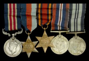 A Second War 'Burma operations' M.M. group of five awarded to Lance-Naik Mohammad Din, 4th B...