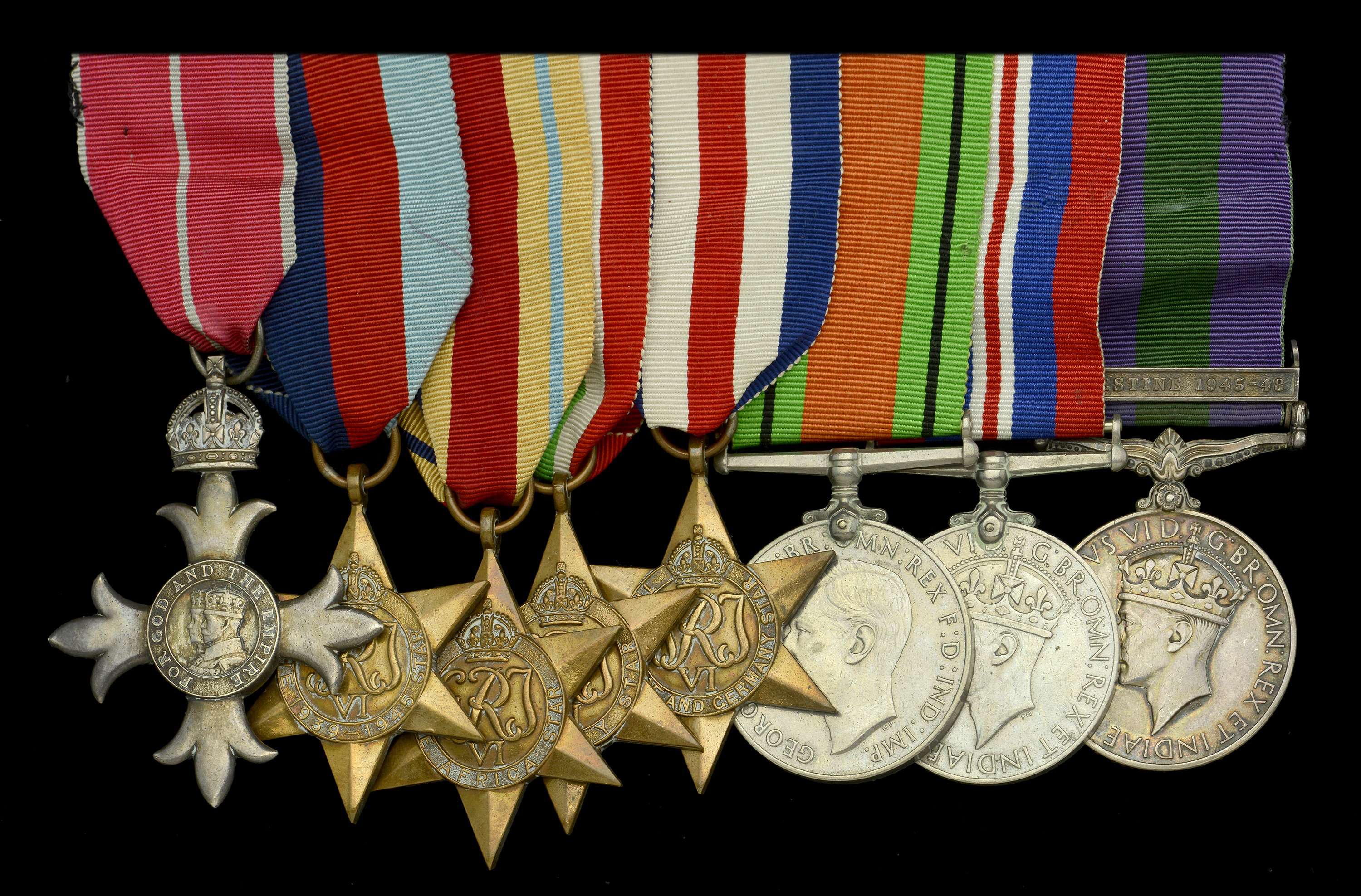 A Second War M.B.E. group of eight awarded to Squadron Leader R. P. Burton, Royal Air Force...