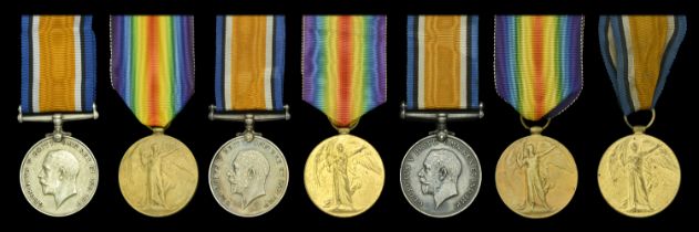 Pair: Driver W. Harrison, Royal Artillery British War and Victory Medals (1335 Dvr. W. Harr...