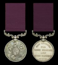 A rare New Zealand Colonial L.S. & G.C. Medal awarded to Sergeant D. Lynch, New Zealand Perm...