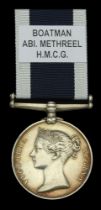 Royal Navy L.S. & G.C., V.R., narrow suspension (Abi. Methreel, Btmn. H.M. Coastguard.) impr...