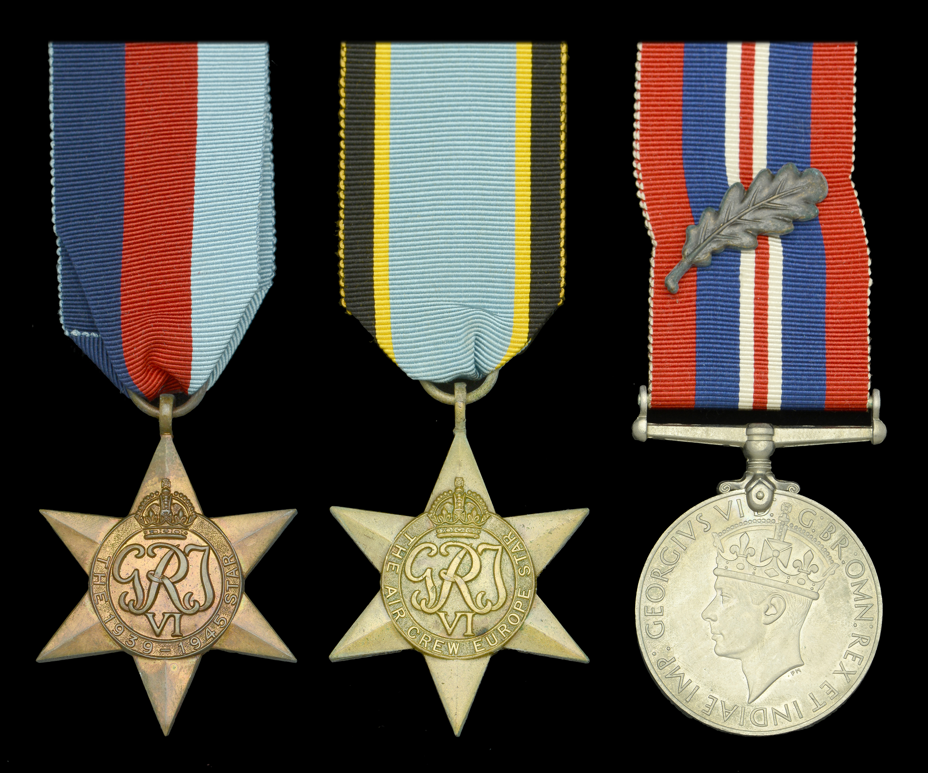 Three: Attributed to Flight Lieutenant R. G. Carpenter, Royal Air Force Volunteer Reserve...