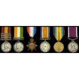 Six: Captain and Adjutant A. H. H. Rice, Nottinghamshire and Derbyshire Regiment Queen's...