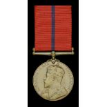 Coronation 1902, Police Ambulance Service, bronze (Thomas Ryan Esq.) lacquered, good very fi...