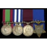 Four: Sergeant Major T. Eales, Manchester Regiment Afghanistan 1878-80, no clasp (1783. C...