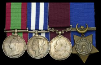 Four: Sergeant Major T. Eales, Manchester Regiment Afghanistan 1878-80, no clasp (1783. C...