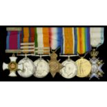 A Great War D.S.O. group of seven awarded to Lieutenant-Colonel F. A. Stephens, Royal Army M...