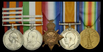 Five: Company Quartermaster Sergeant J. Nield, Manchester Regiment, who was wounded at Hooge...