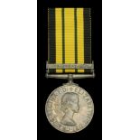 Africa General Service 1902-56, 1 clasp, Kenya (22774197 Fus. W. Allen. R. Ir. F.) good very...