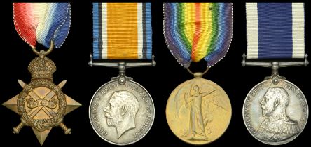 Four: Chief Petty Officer Telegraphist C. W. Hayter, Royal Navy 1914-15 Star (J.4863, C....