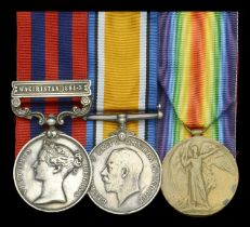 Three: Acting Sergeant J. Tomlinson, Manchester Regiment, late Border Regiment India Gene...