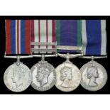 Four: Quartermaster Sergeant J. Allen, Royal Marines War Medal 1939-45; Naval General Ser...