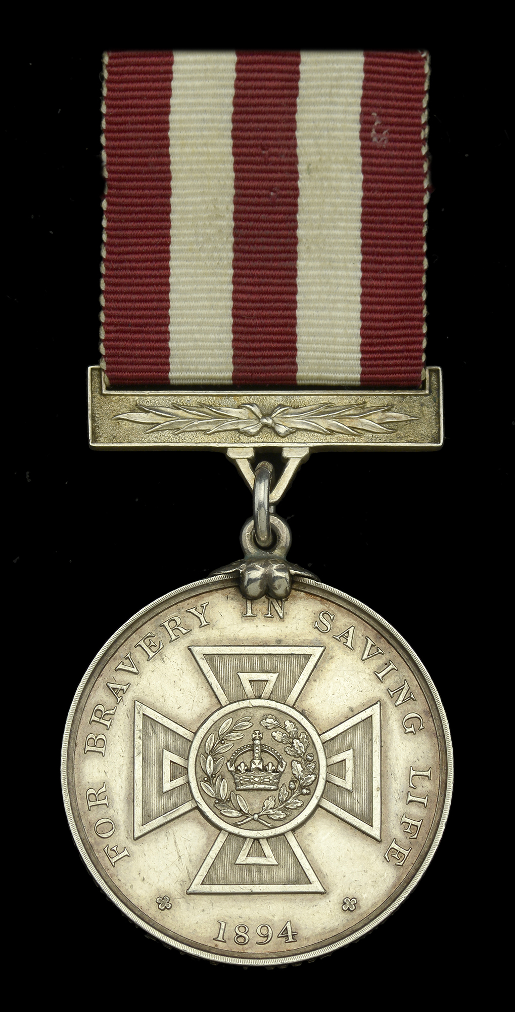 Liverpool Shipwreck and Humane Society, General Medal, silver (John Jones For Stopping A Run...