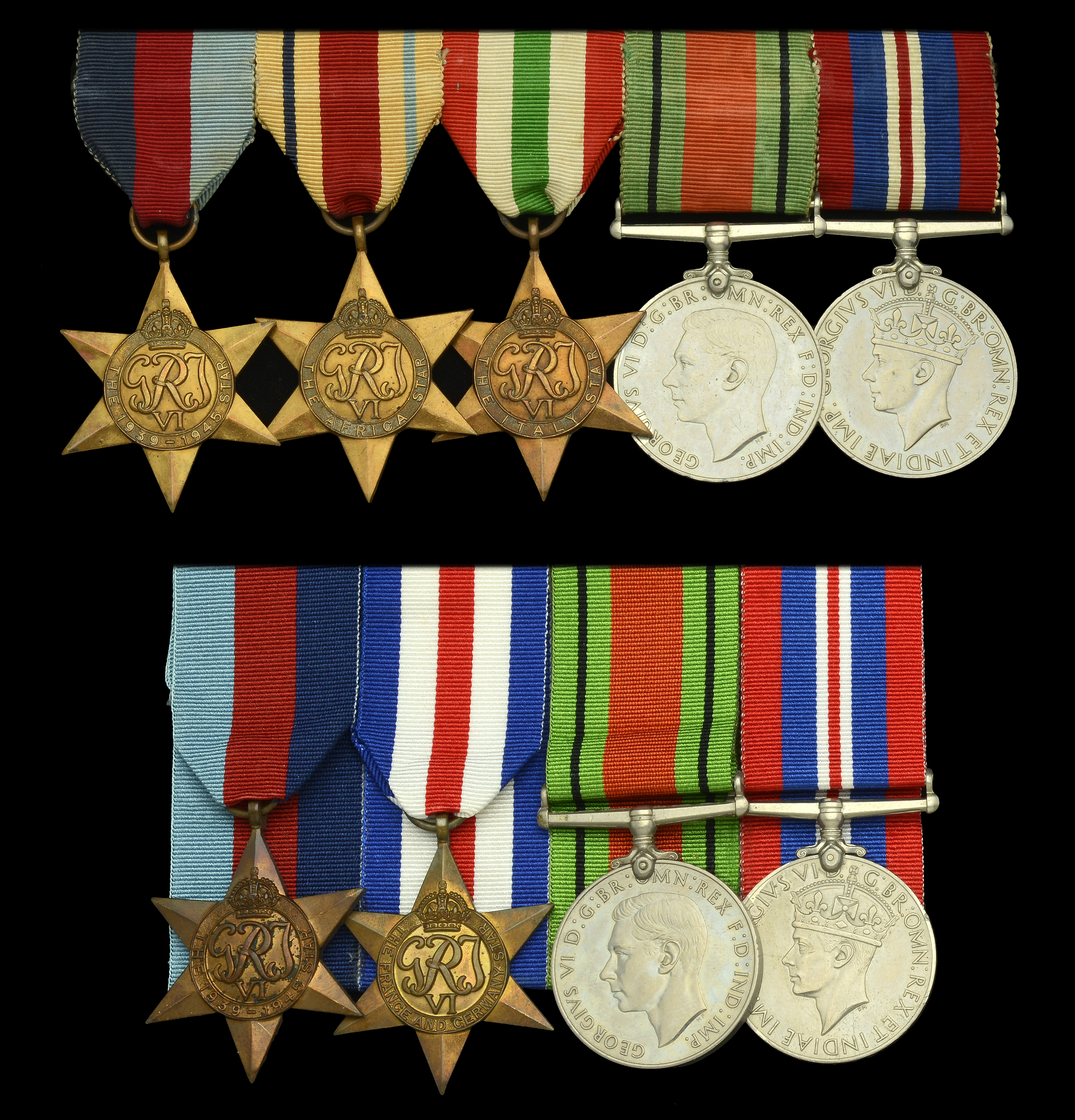 Four: Attributed to Corporal H. Entwhistle, Manchester Regiment 1939-45 Star; France and Ge...