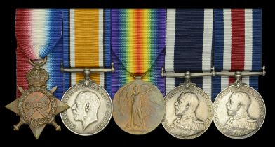 Five: Chief Petty Officer W. L. Burton, Royal Navy, who was awarded the Naval Good Shooting...