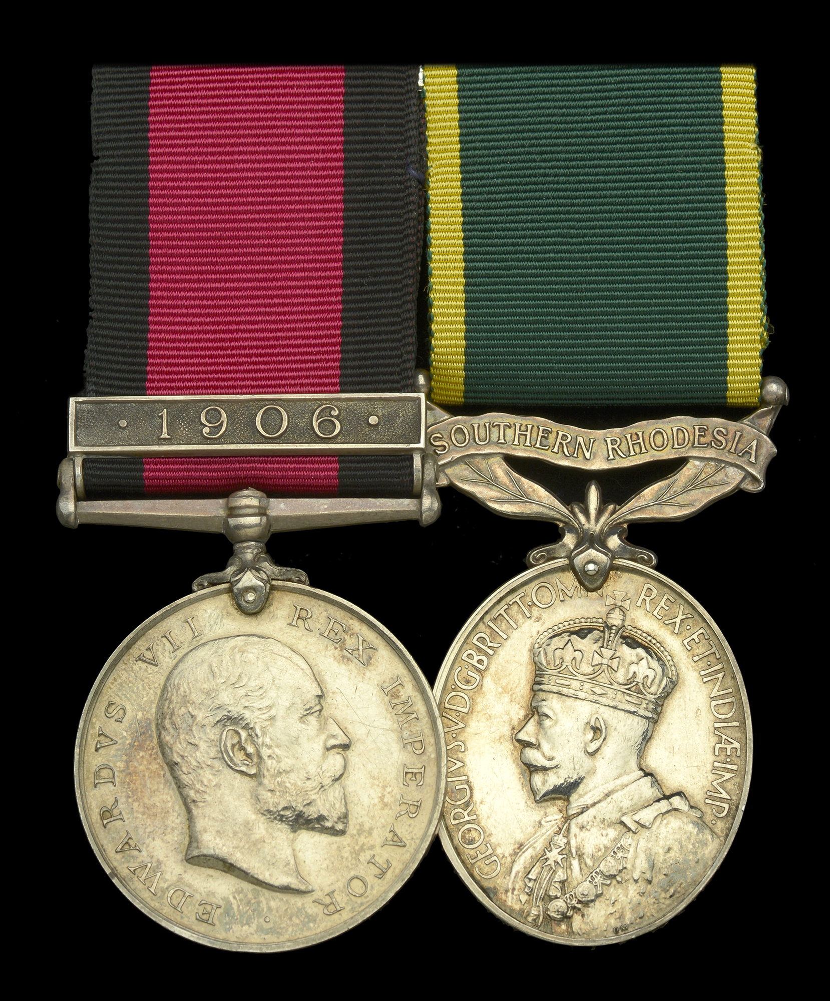 Pair: Rifleman H. L. S. Rainer, Southern Rhodesia Territorial Force, late Umvoti Rifles N...