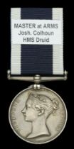 Royal Navy L.S. & G.C., V.R., narrow suspension (Josh Colhoun M. At. Arms. H.M.S. Druid) eng...