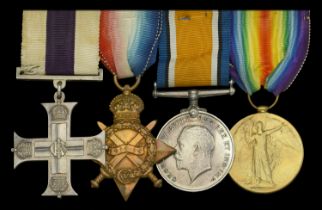 A Great War 1918 'Second Battle of Sambre' M.C. group of four awarded to Acting Captain G. H...